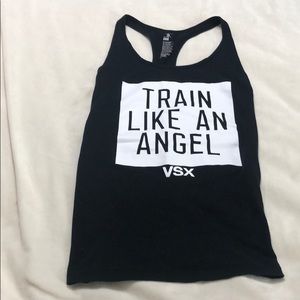 VSX train like an Angel racer back tank top small